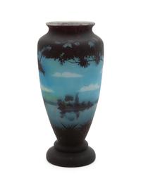 A Daum Cameo Vase — 20TH CENTURY