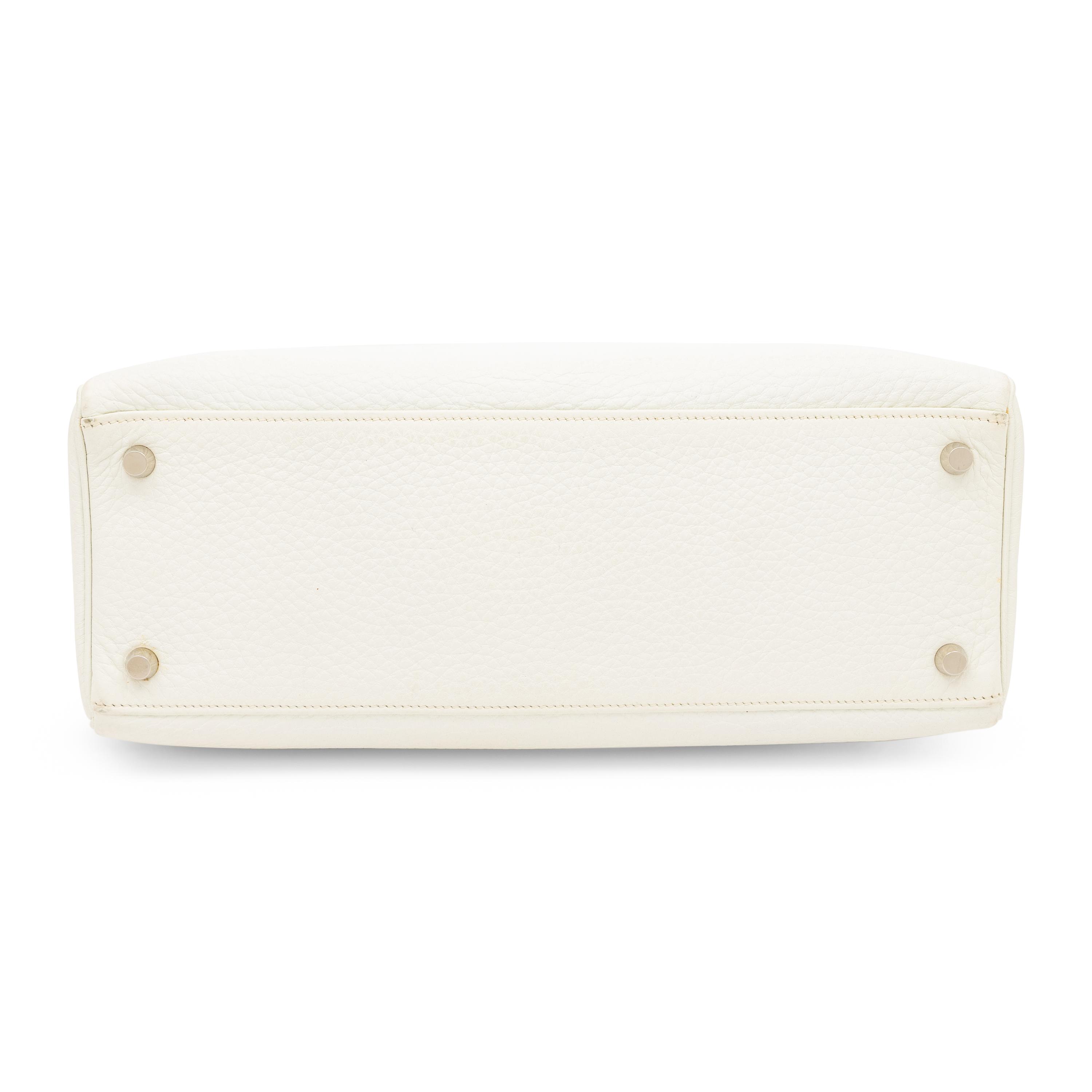 Hermès, Kelly Retourne 32 in White Clemence, 2004