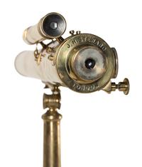An English Brass Three-Inch Refracting Telescope and Stand