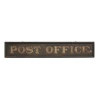 A Painted Wood "Post Office" Trade Sign