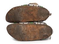 Group of Plains Children's Beaded Hide Moccasins