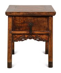 A Chinese Elm Side Table