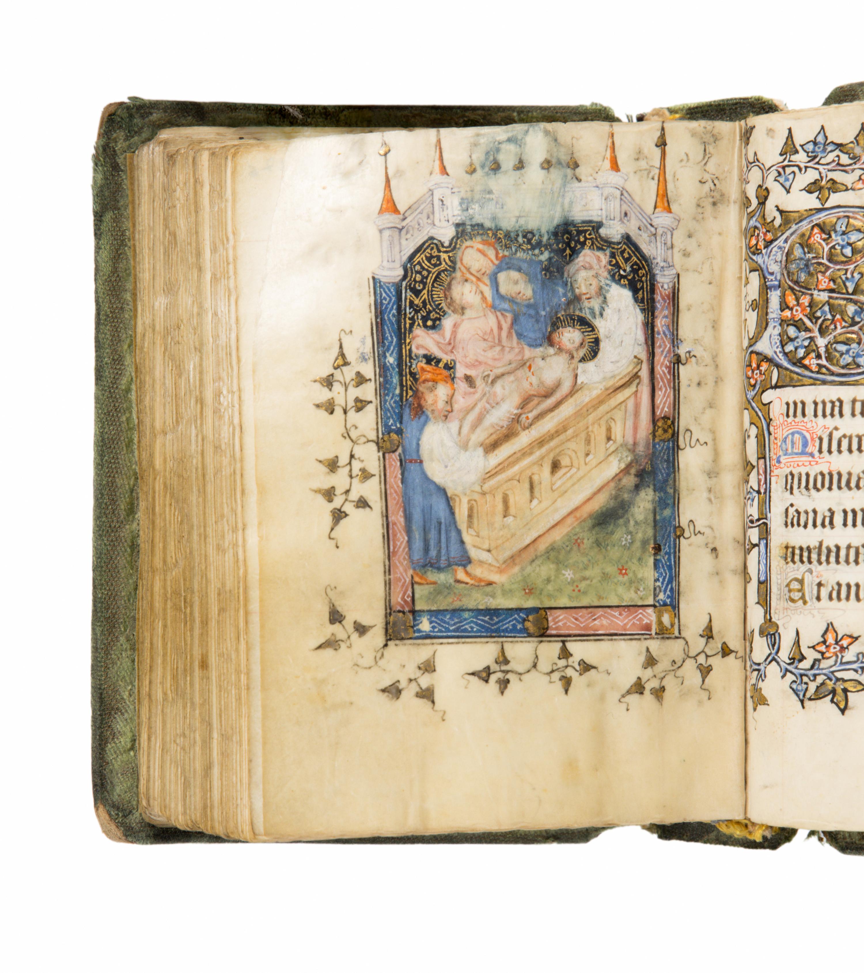 MASTERS OF THE BEAUFORT SAINTS (active Bruges, c. 1410-1415) Book Hours, in Latin, illuminated manuscript on parchment [Southern Netherlands, Bruges, c. 1410-1415]