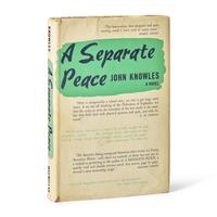 [Literature] Knowles, John. A Separate Peace, with an autograph letter, signed