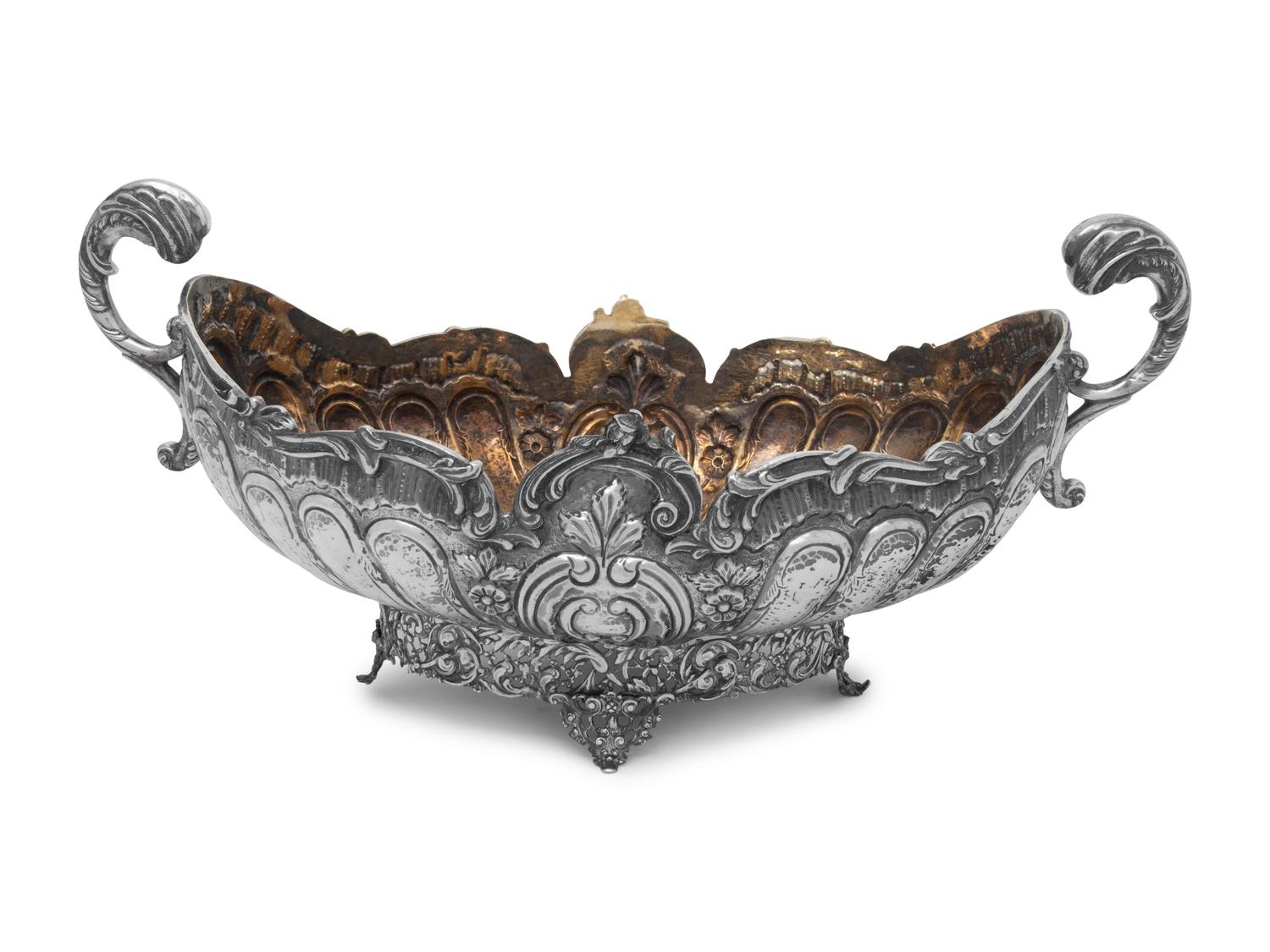 A Continental Silver Centerpiece Bowl