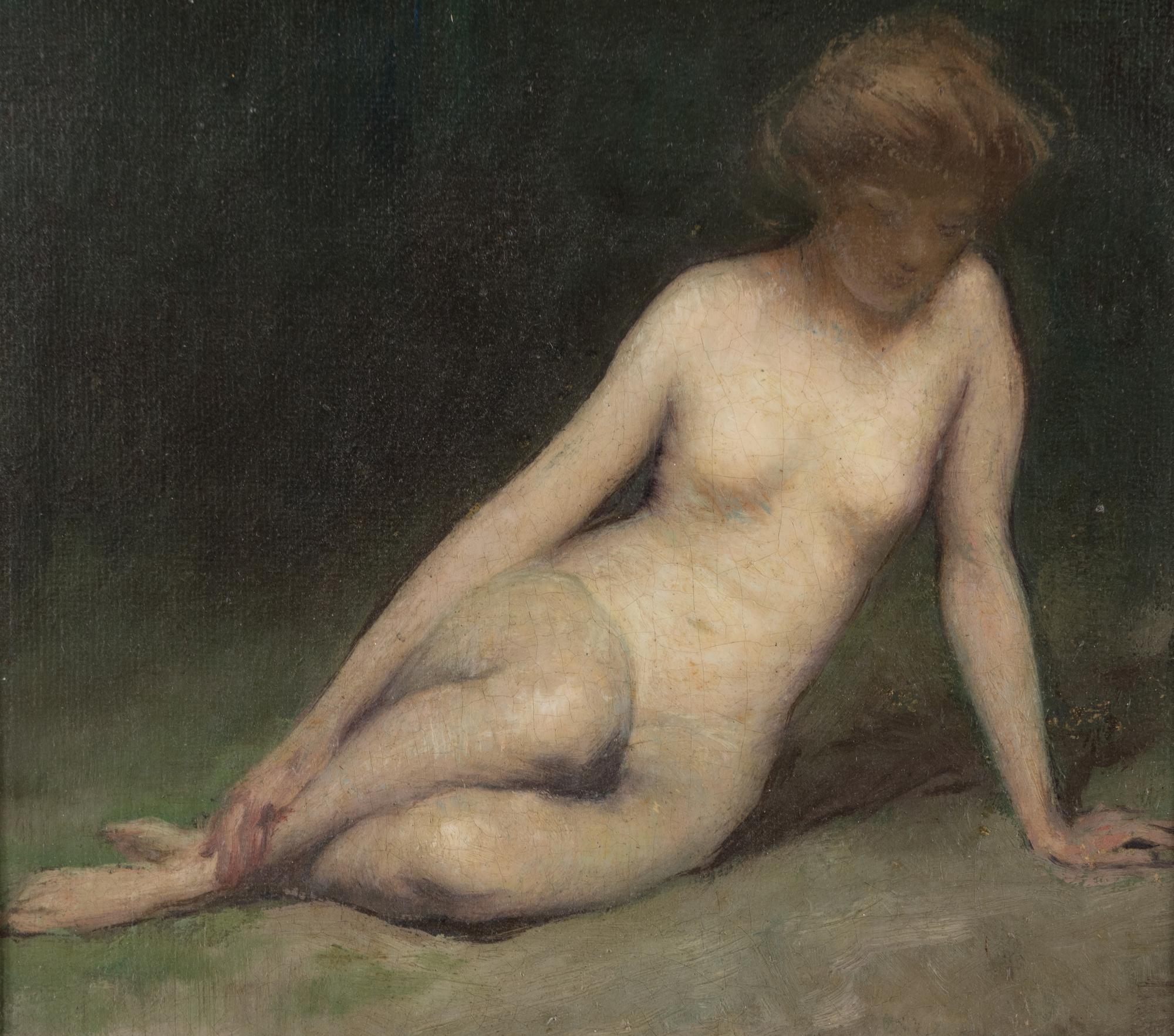 Nude by the Brook