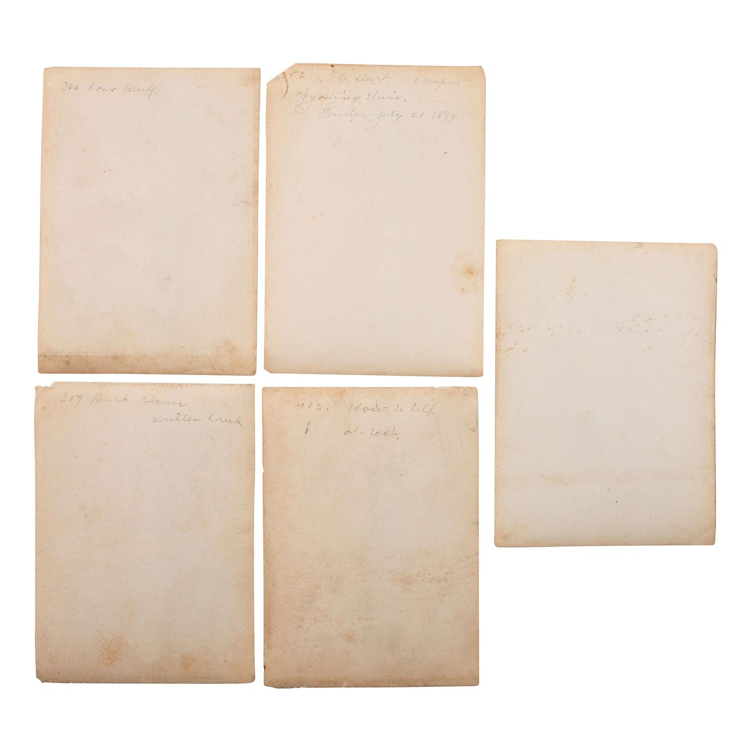 [WESTERN AMERICANA]. A group of stereoviews, albumens, and silver gelatin photographs taken in North Dakota, South Dakota, Montana, Wyoming, and Utah, with Mormon interest, comprising: