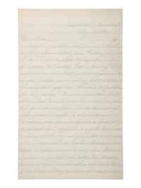 [CIVIL WAR]. Archive related to Albert Campbell Johnston and Nathaniel Dillhorn, 90th Pennsylvania Volunteers, incl. letter detailing the Battle of Cedar Mountain.