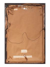 [CIVIL WAR]. Group of artifacts related to Alexander White, 82nd Pennsylvania Volunteer Infantry, including escutcheon, CDV portrait, and flag remnants.