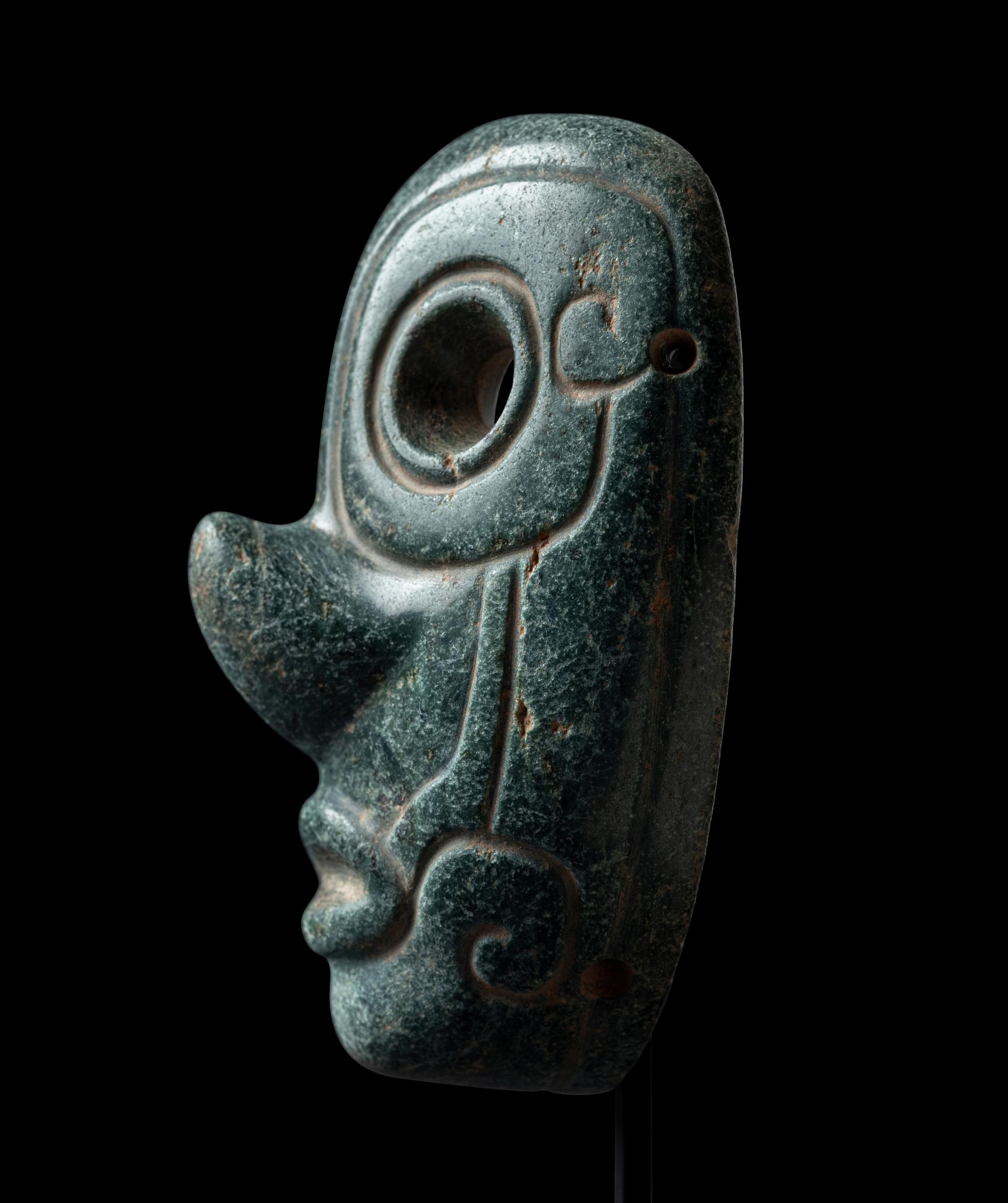 A Maya Jade Mask