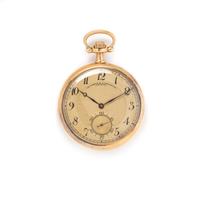 VACHERON CONSTANTIN, 18K YELLOW GOLD OPEN FACE POCKET WATCH