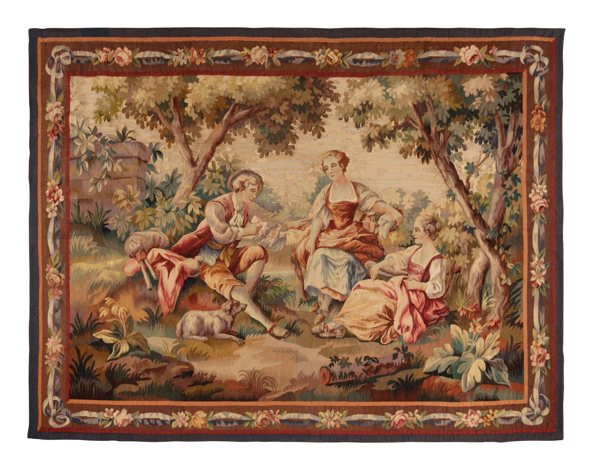 A French Wool Tapestry