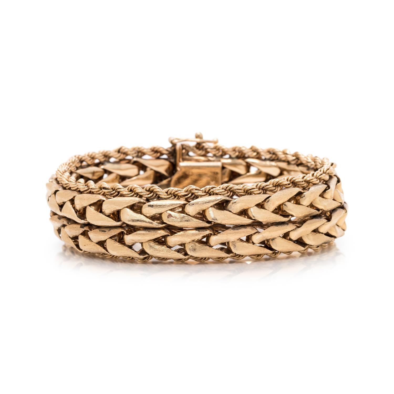 YELLOW GOLD BRACELET
