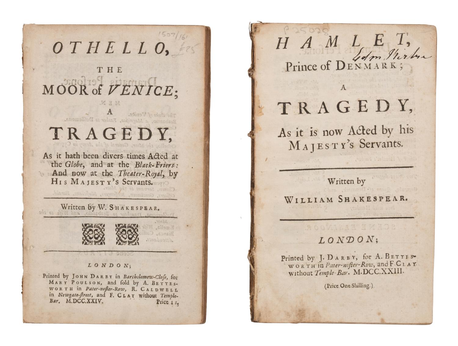 [Literature] Shakespeare, William. Pair of Plays