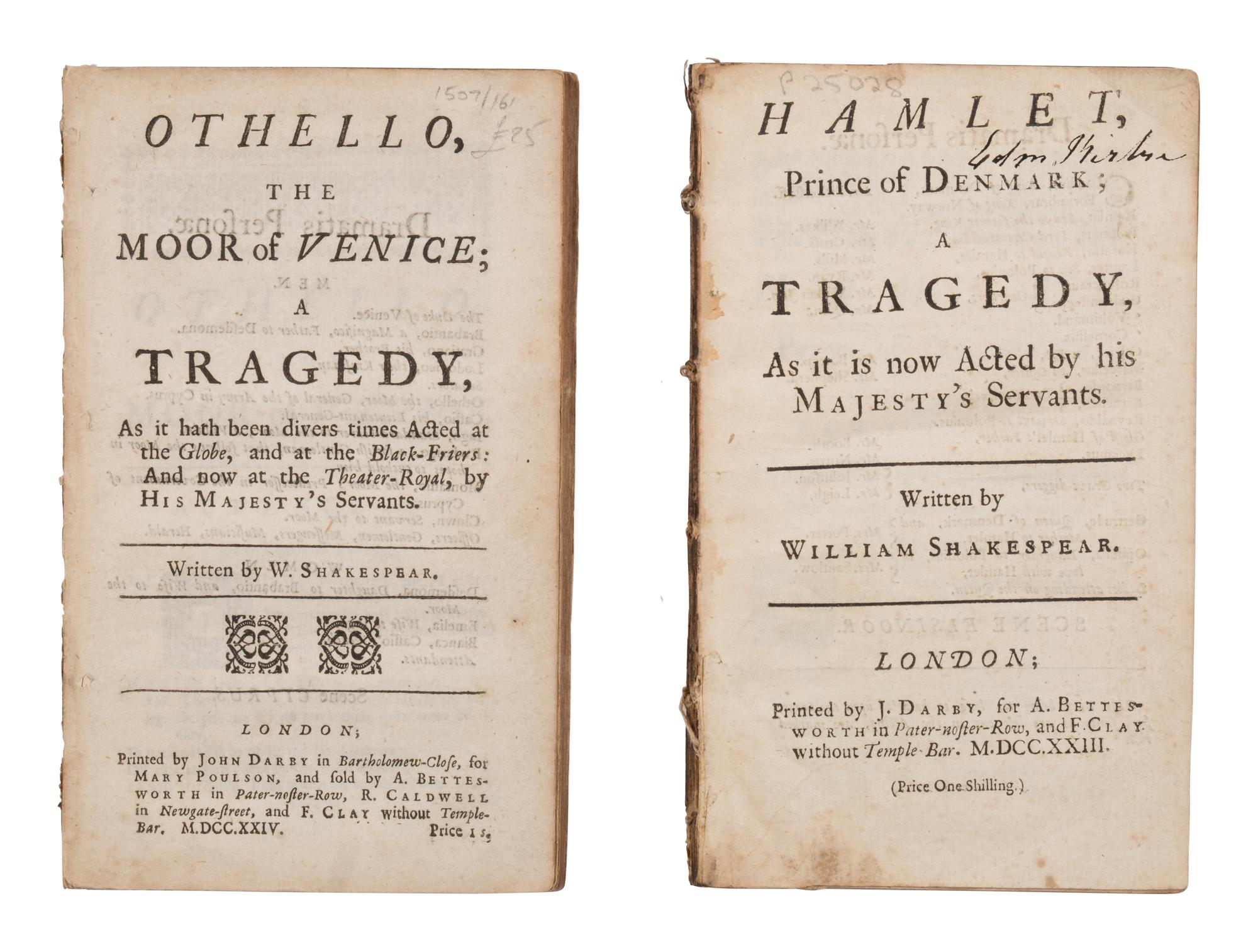 [Literature] Shakespeare, William. Pair of Plays