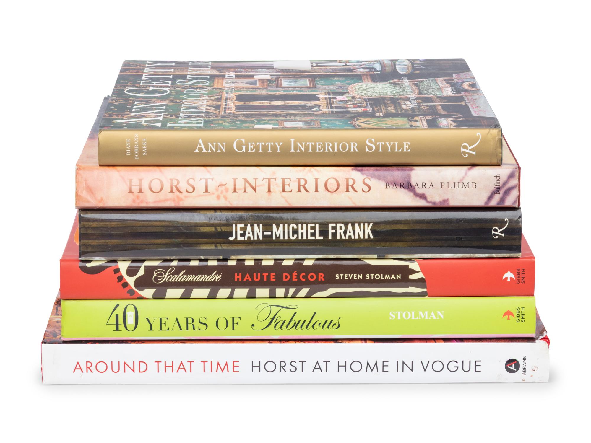 Six Interior Design Books