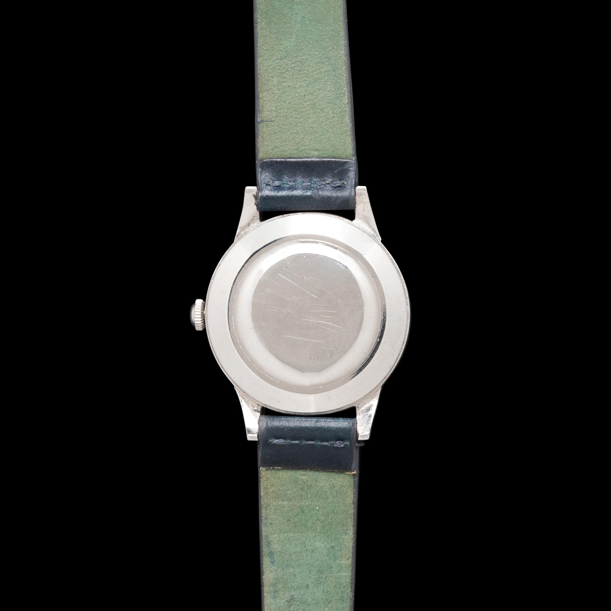ROLEX, REF. 8171 STAINLESS STEEL 'PADELLONE' TRIPLE CALENDAR MOONPHASE WATCH