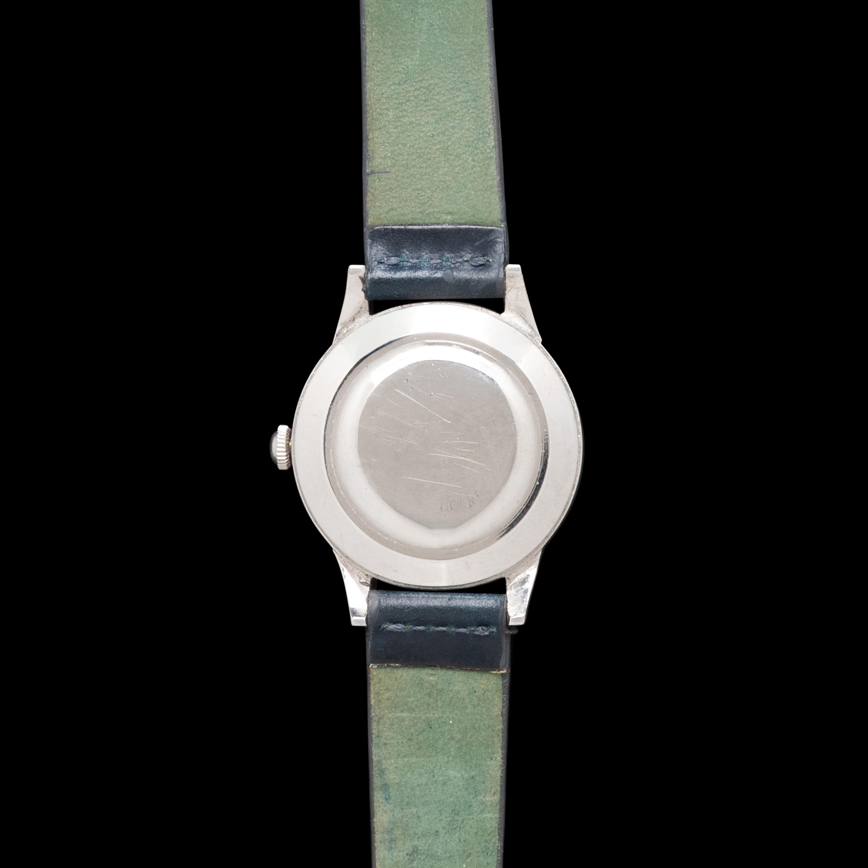 ROLEX, REF. 8171 STAINLESS STEEL 'PADELLONE' TRIPLE CALENDAR MOONPHASE WATCH