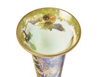 A Wedgwood Fairyland Lustreware 'Butterfly Woman' Footed Vase