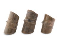 Three Bronze Cuffs