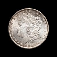 An 1882-CC Morgan $1 Coin