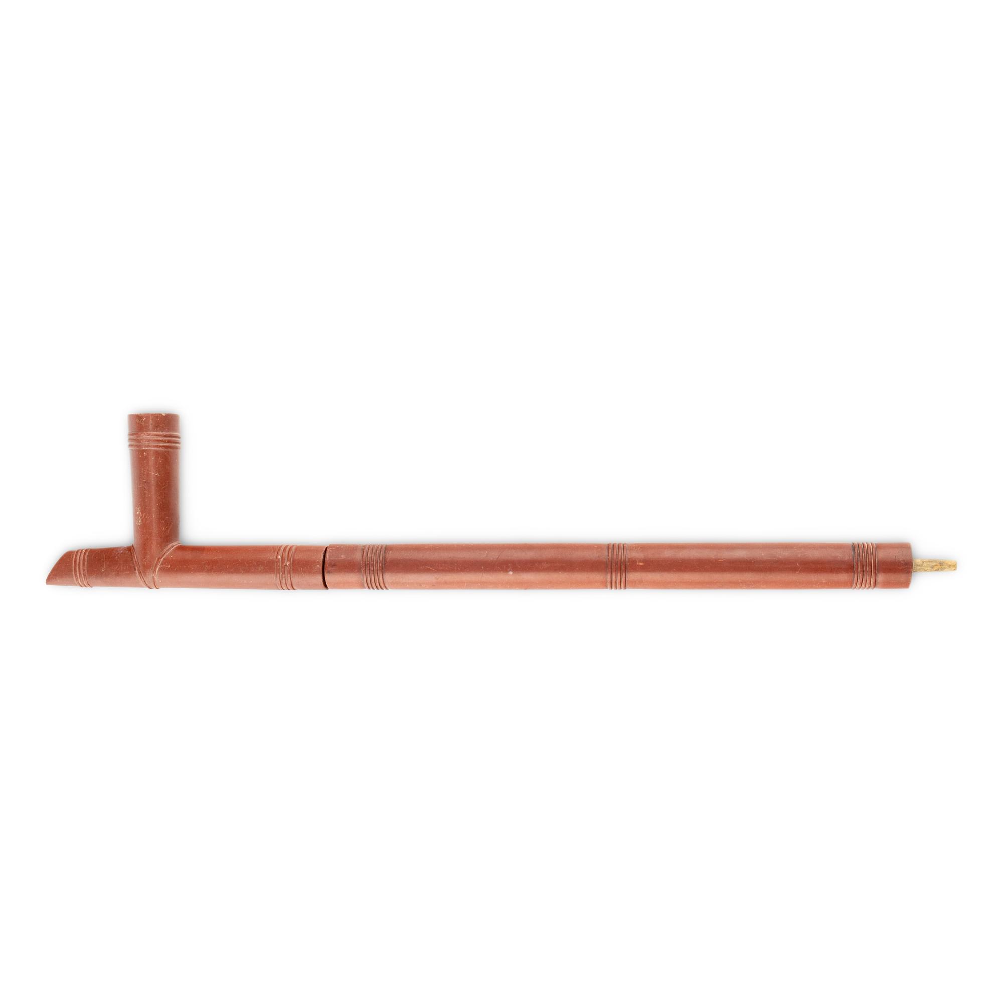 Sioux Catlinite Pipe and Stem