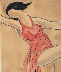 Isadora Duncan Dancing
