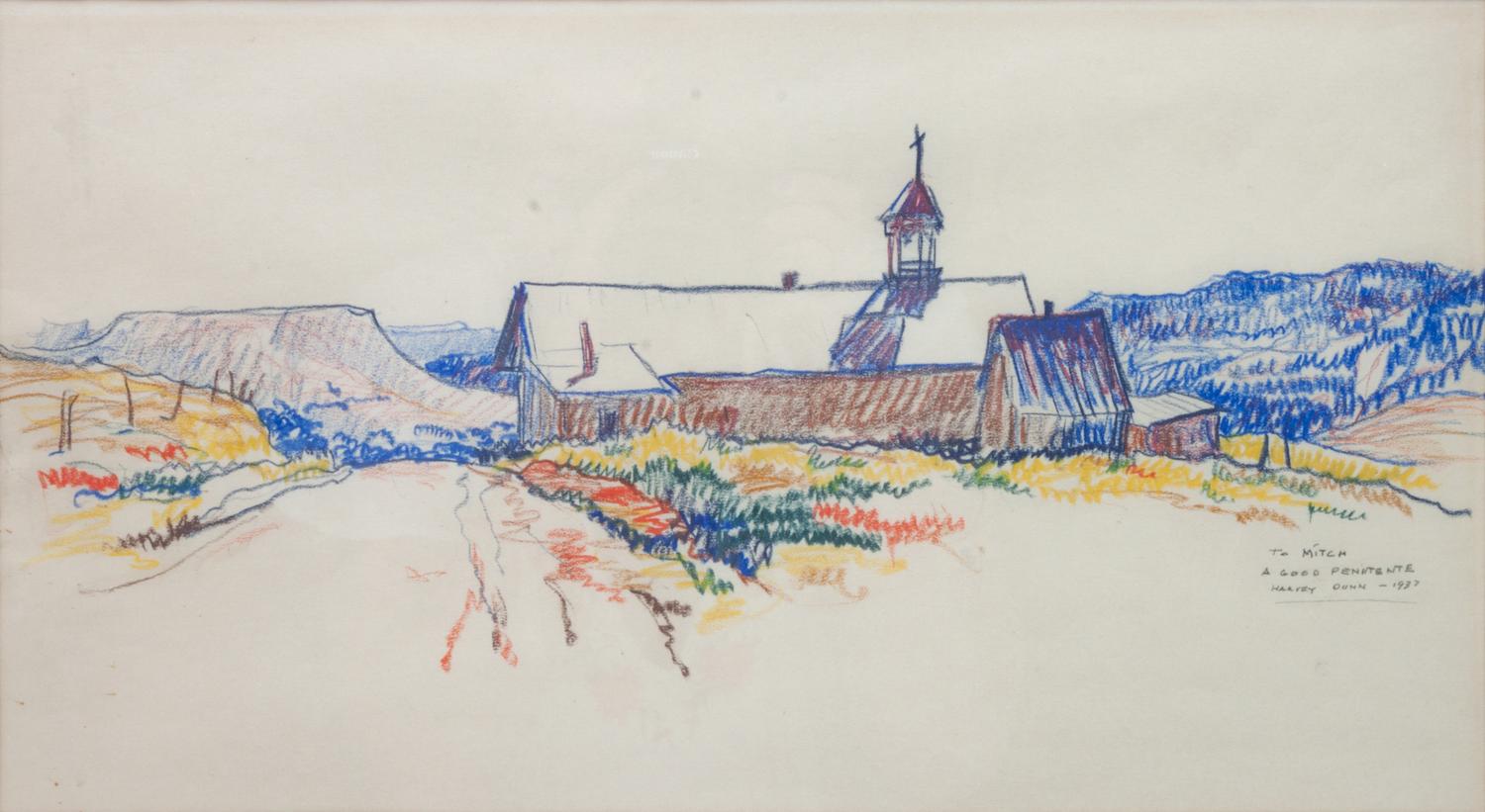 Adobe Church Sketch