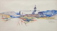 Adobe Church Sketch