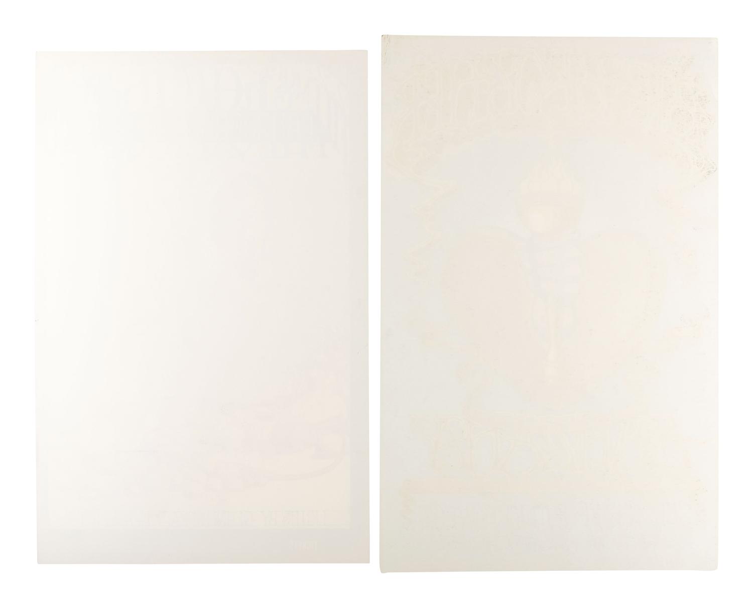 [MUSIC] -- [POSTERS]. GRIFFIN, Rick, and CONKLIN, Lee, artists. A group of 2 posters promoting Bill Graham shows in San Francisco in 1968, including performances from The Who, Big Brother & the Holding Company, and Santana.
