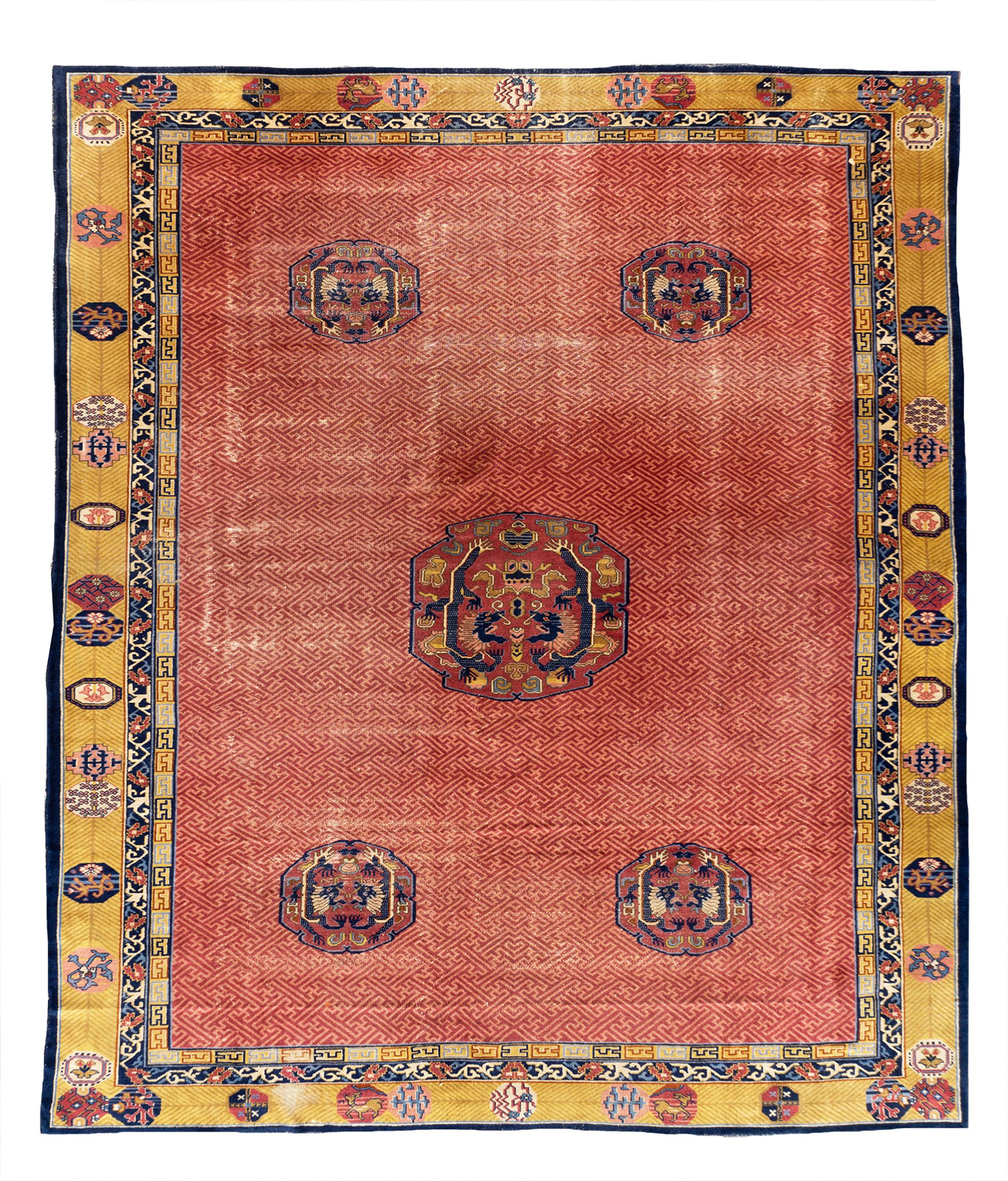 A Chinese Art Deco Rug — 20TH CENTURY