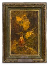 Adolphe-Joseph-Thomas Monticelli, (French, 1824-1886), The Abduction, Circa 1880-1885