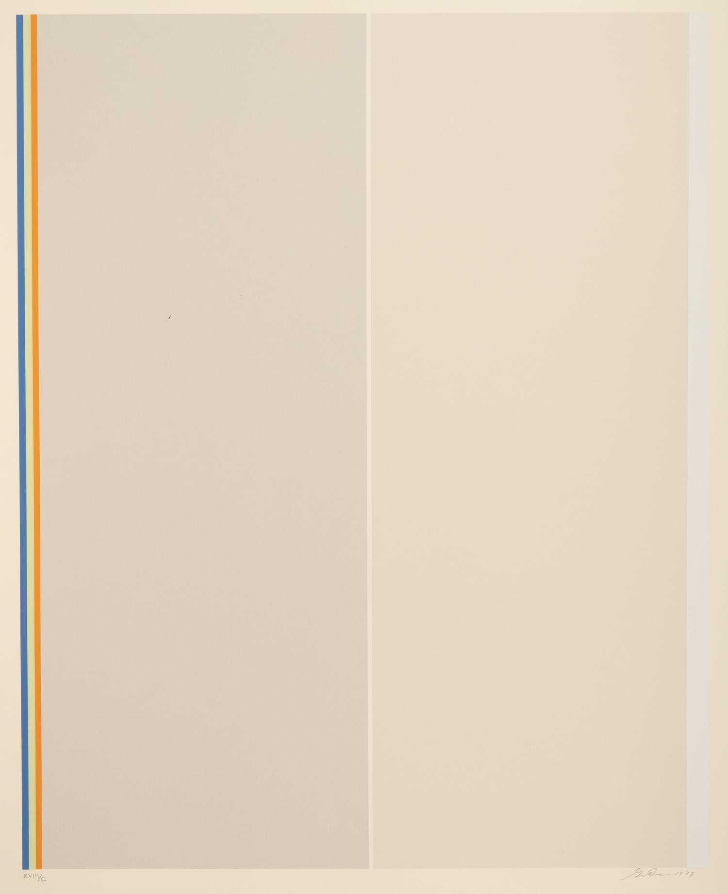 Homage to Barnett Newman , 1979