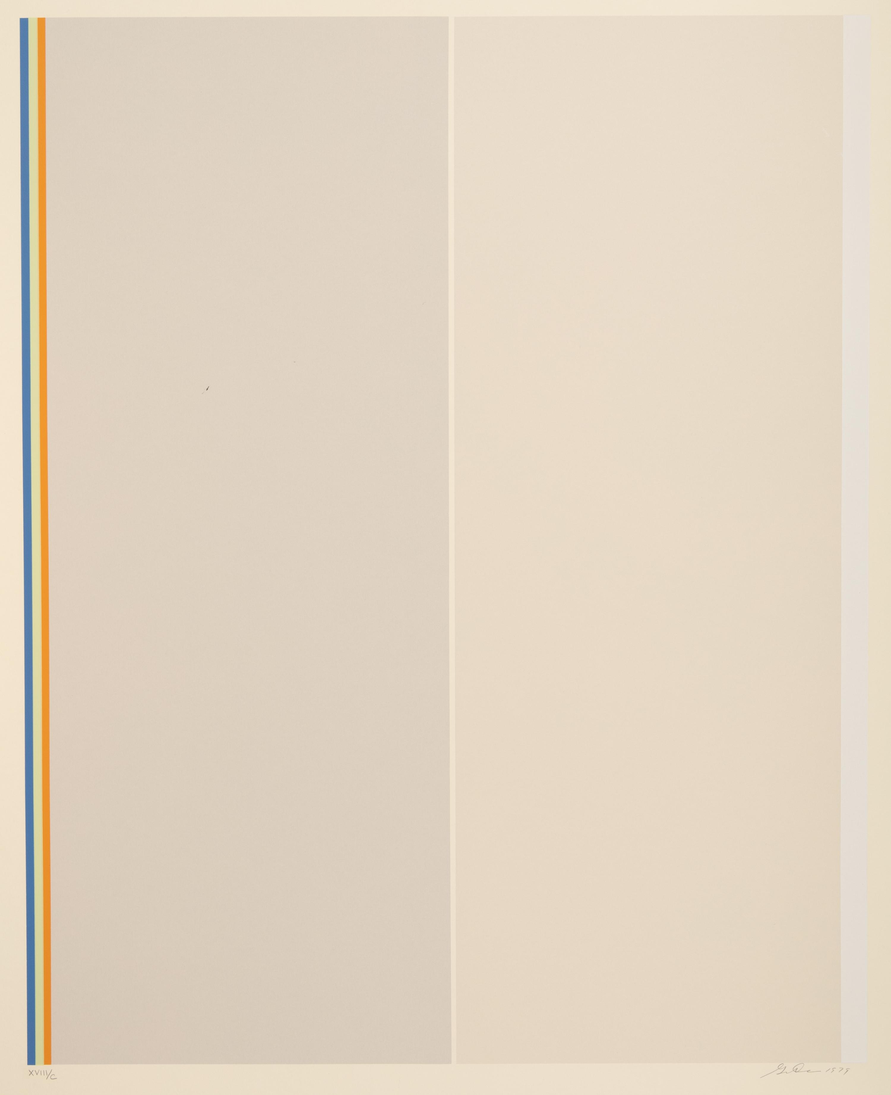 Homage to Barnett Newman , 1979