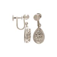 WHITE GOLD AND DIAMOND EARRINGS