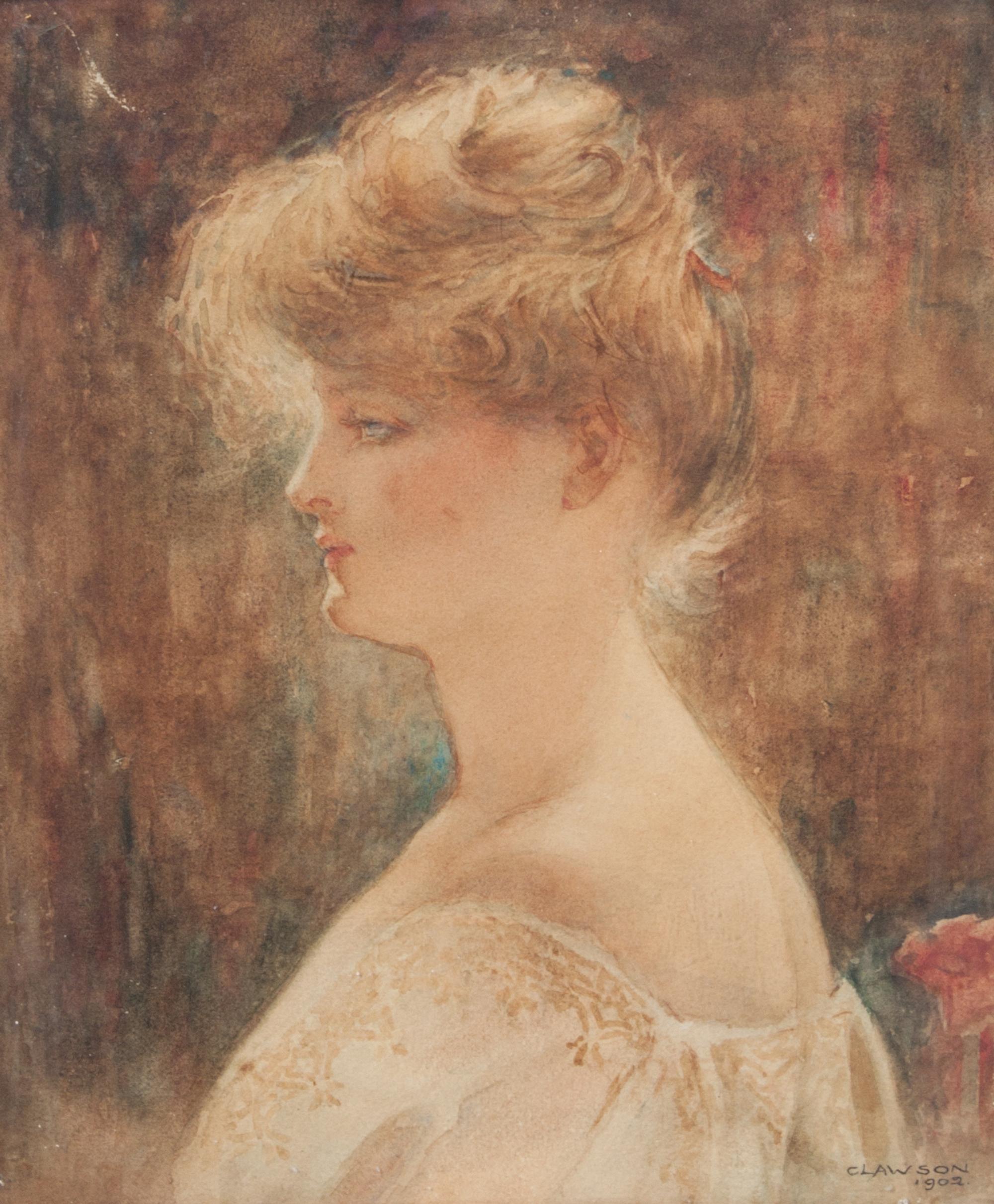 Clawson, (early 20th century), Portrait of a Lady, 1902