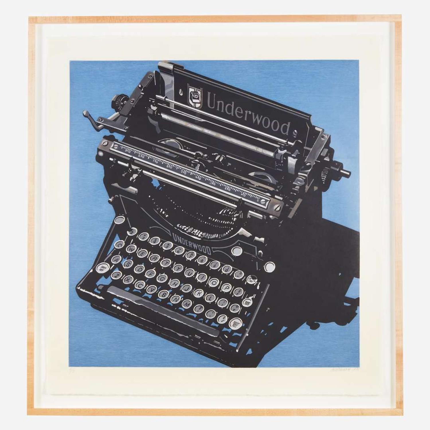 Robert Cottingham (American, b. 1935) Underwood