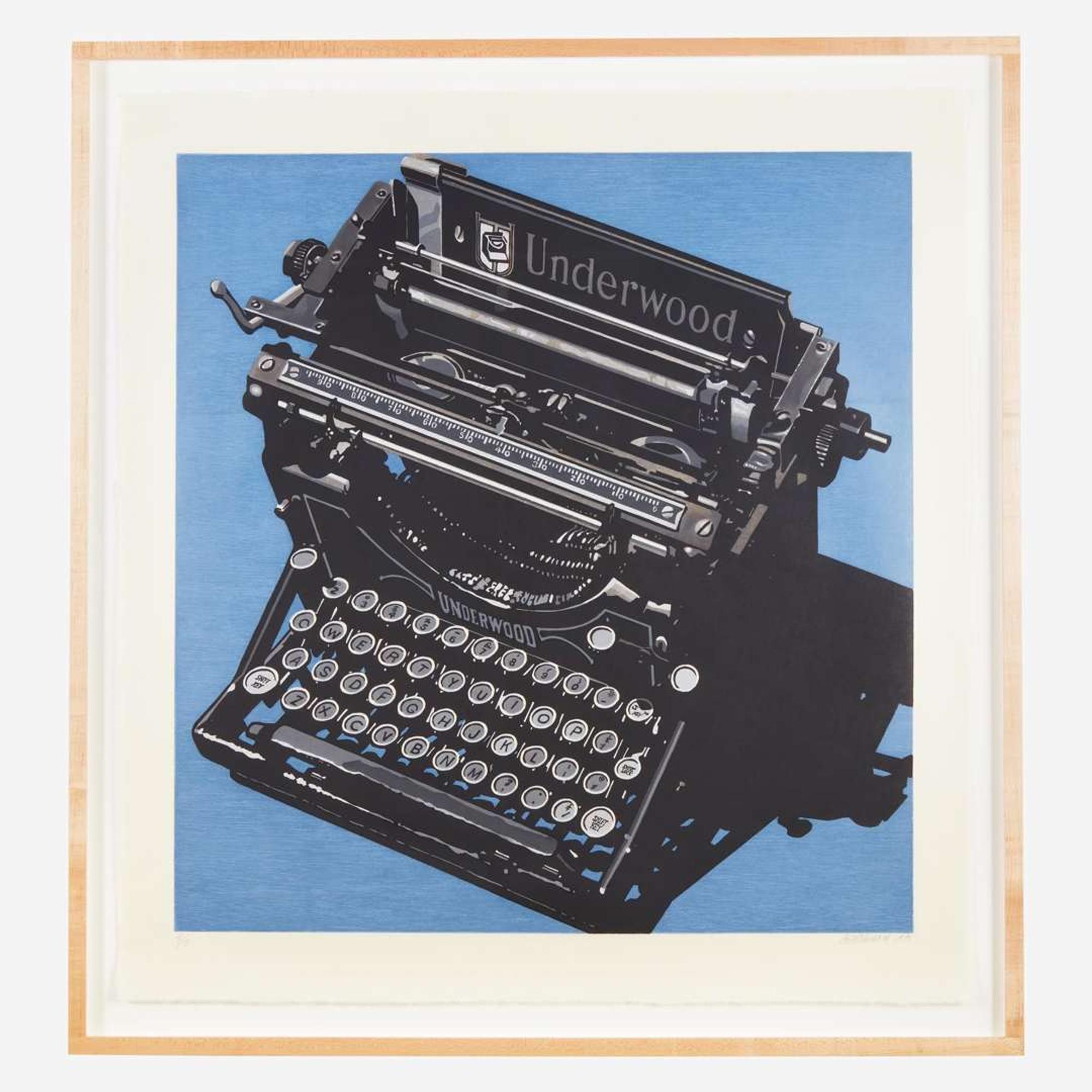 Robert Cottingham (American, b. 1935) Underwood