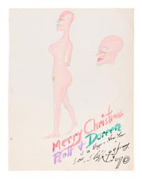 Untitled (Merry Christmas Rolf + Doreen)