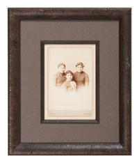 CHOATE, John N. (1848-1902), photographer. 3 cabinet cards featuring female students at Carlisle Indian School. Carlisle, PA, ca 1880s.