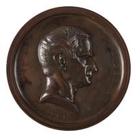 [CIVIL WAR -- FORT SUMTER]. 1861 Robert Anderson Medal, First Class. 6 inches.