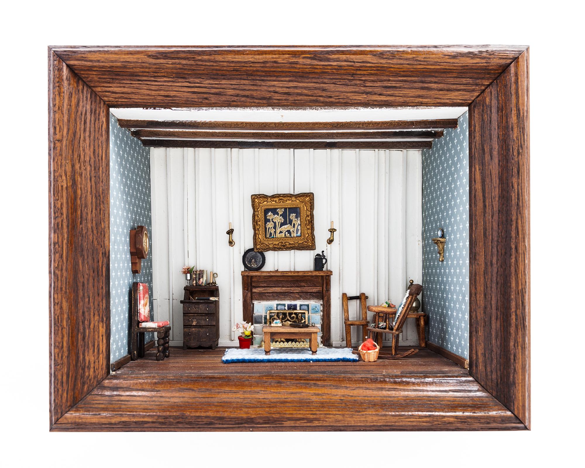 Two American Dioramas Height 11 1/2 x depth 14 3/4 x width 6 1/4 inches. — 20TH CENTURY