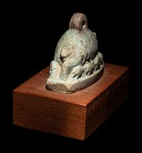 An Egyptian Faience Sow with Piglets