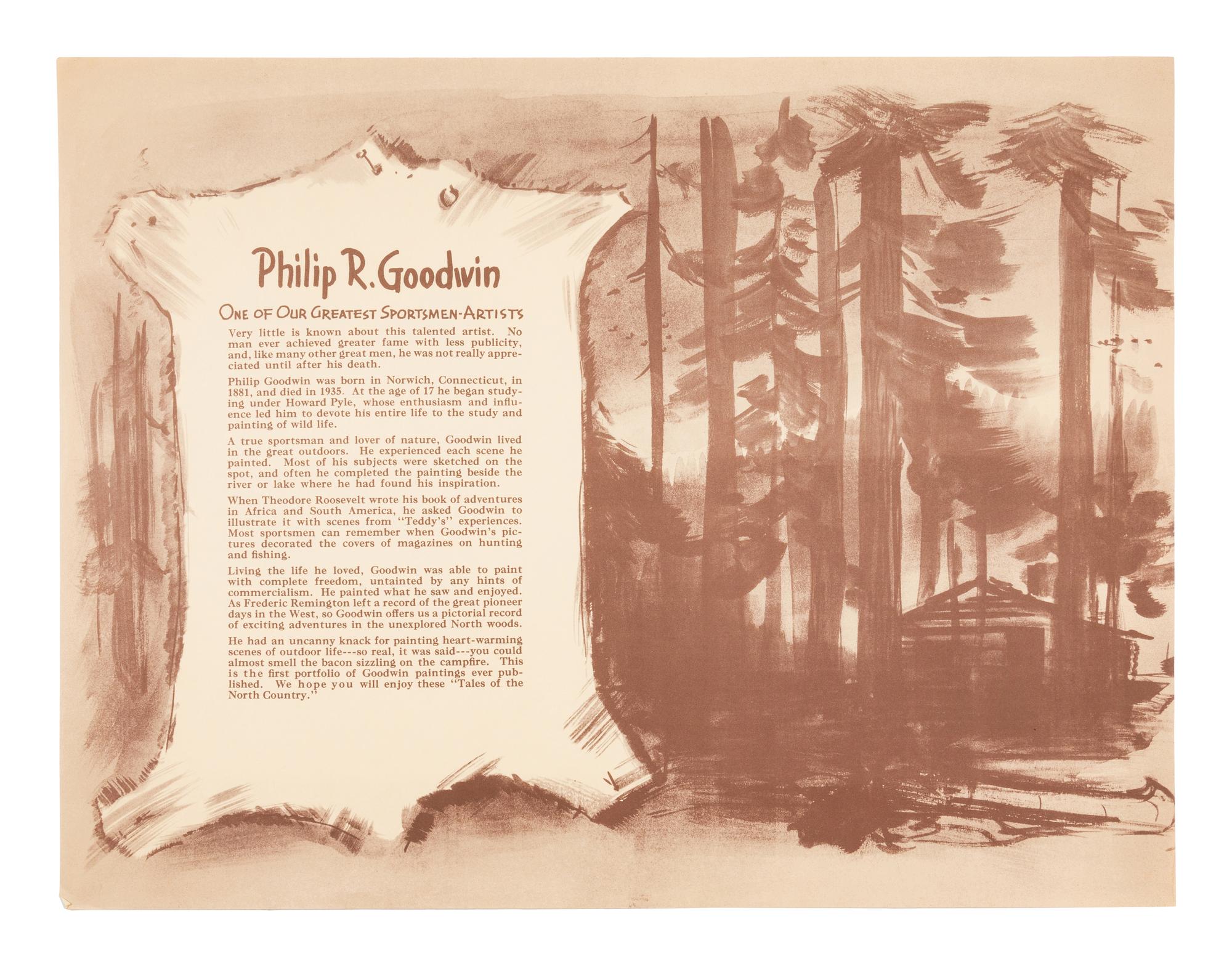 Four Decorative Prints from Tales of the North Country