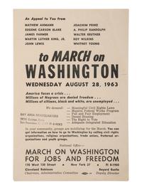 [CIVIL RIGHTS]. An Appeal to you...to March on Washington . New York, 1963.