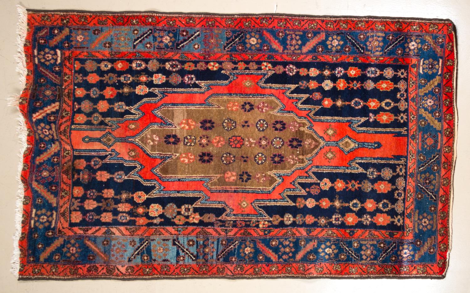A Northwest Persian Runner 6 feet 2 inches x 4 feet 4 inches.