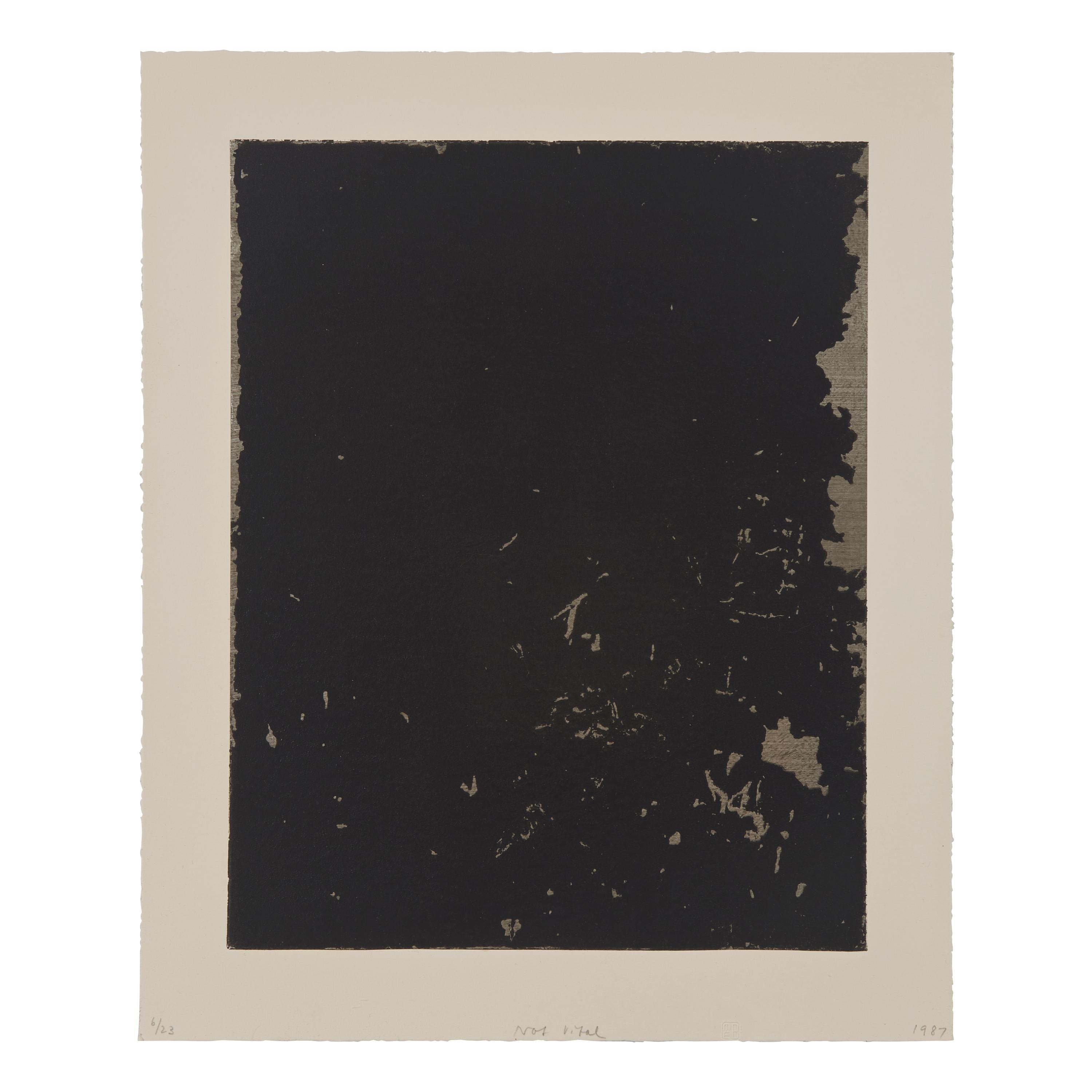 Not Vital (Swiss, b. 1948) — Snowblind, 1987 (portfolio of 6 etchings and a monoprint, with a portfolio case)