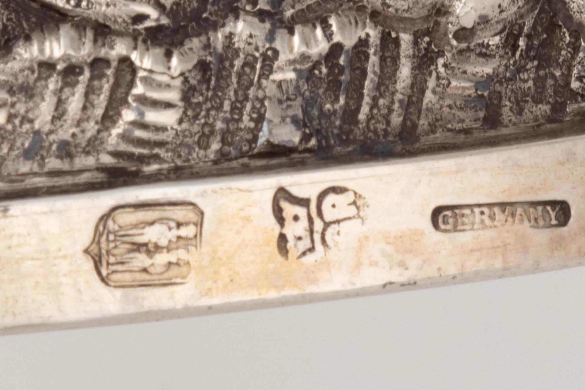 A Group of Five Continental Silver Table Articles