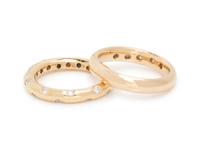 COLLECTION OF YELLOW GOLD AND DIAMOND RINGS