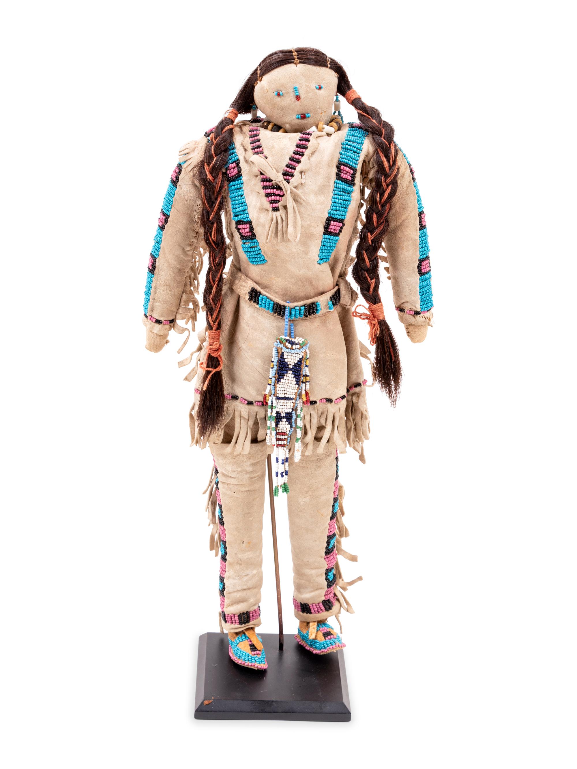 Dakota / Nakota Beaded Hide Male Doll